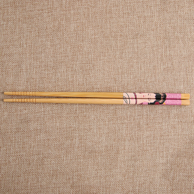 Nowe pałeczki do jedzenia 2021 ręcznie robione z kija bambusowego zestaw  - prezent japoński dla KitchenHomeHotel - Wianko - 10