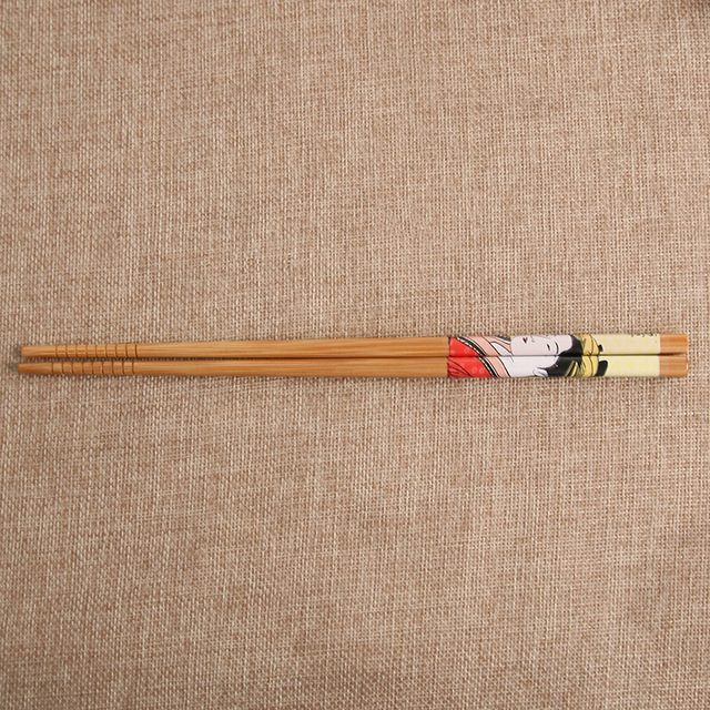 Nowe pałeczki do jedzenia 2021 ręcznie robione z kija bambusowego zestaw  - prezent japoński dla KitchenHomeHotel - Wianko - 8