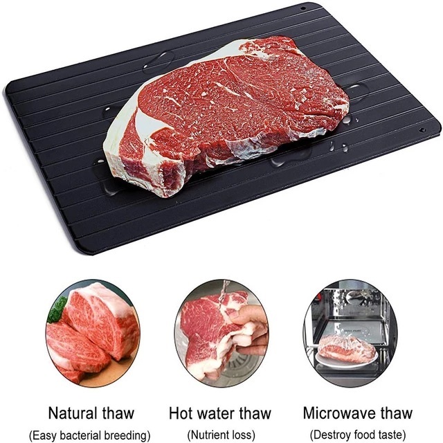 Rozmrażacz zapasów żywności - Szybkie rozmrażanie mięsa - Praktyczny gadżet kuchenny - Wianko - 7