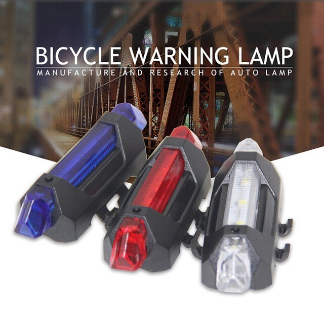 Lampa rowerowa LED USB górska, wodoodporna, z akumulatorem - ostrzeżenie i oświetlenie tylnie do jazdy na rowerze i skuterze - Wianko - 13