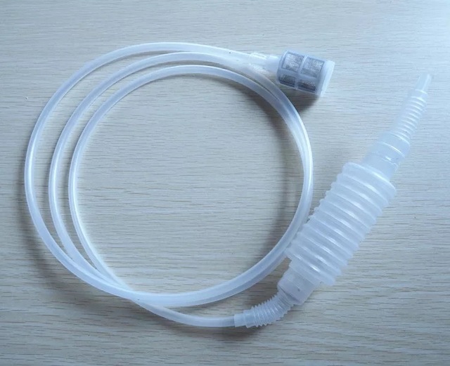 Ręcznie ugniatający filtr syfonowy do transferu brzeczki 2 metr Food Grade wąż silikonowy - Wianko - 2