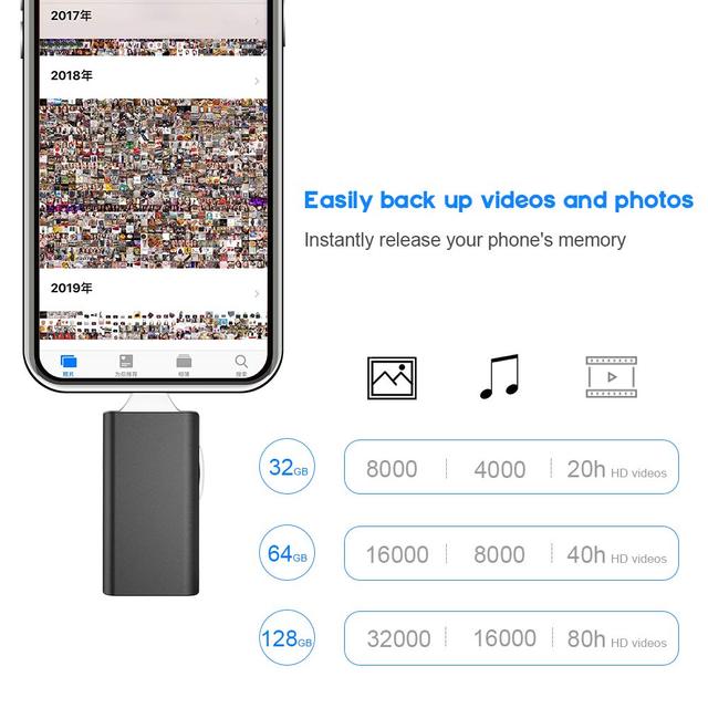 Pamięć USB 3.0 OTG 256GB dla iPhone 7/7s Plus, 6/6S i iPad - Dysk Flash 128GB, 32GB, 64GB - Wianko - 7
