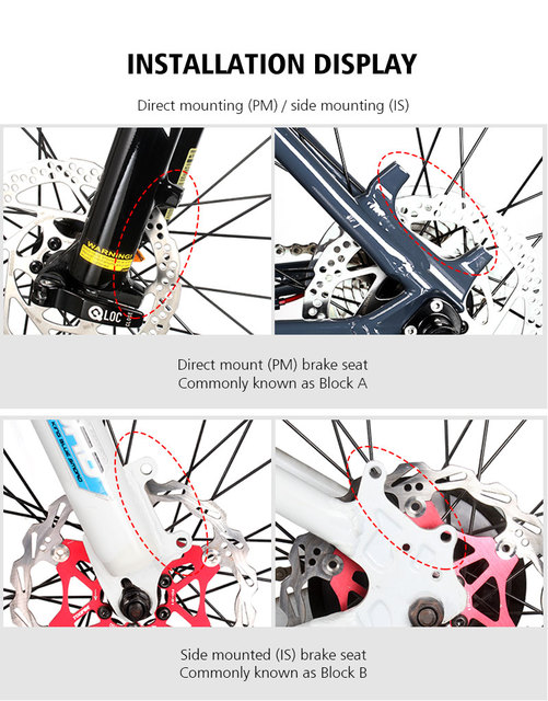 Zaciski hamulcowe tarczowe mechaniczne do roweru górskiego - hamulce przednie i tylne, aluminiowe - Wianko - 14