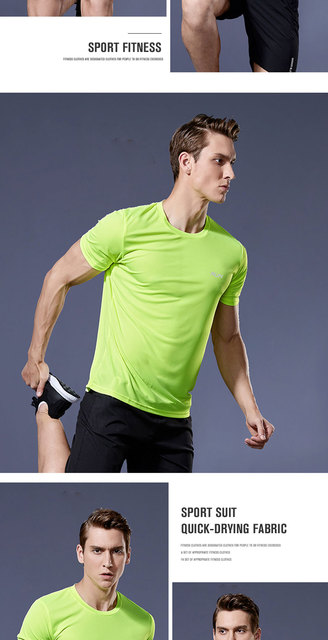Szybka koszulka do biegania z krótkim rękawem dla mężczyzn - Wianko - 22
