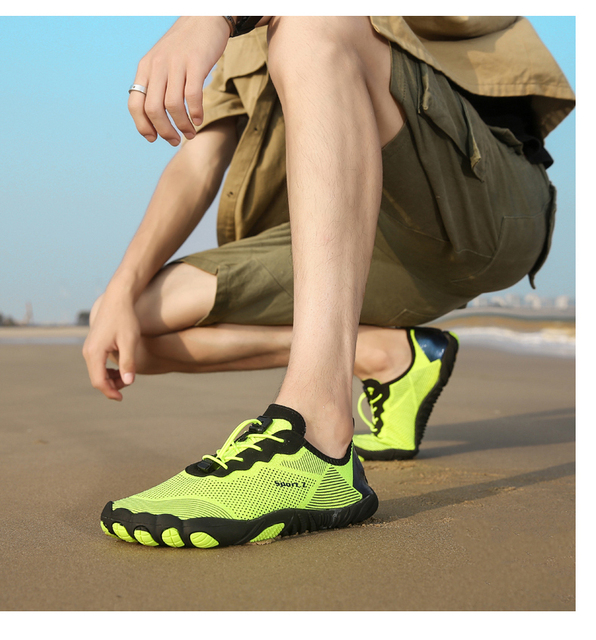 Męskie buty do sportów wodnych Barefoot Beach - buty do pływania i nurkowania w stylu outdoor, szybkoschnące, idealne do jogi i fitnessu - Wianko - 45