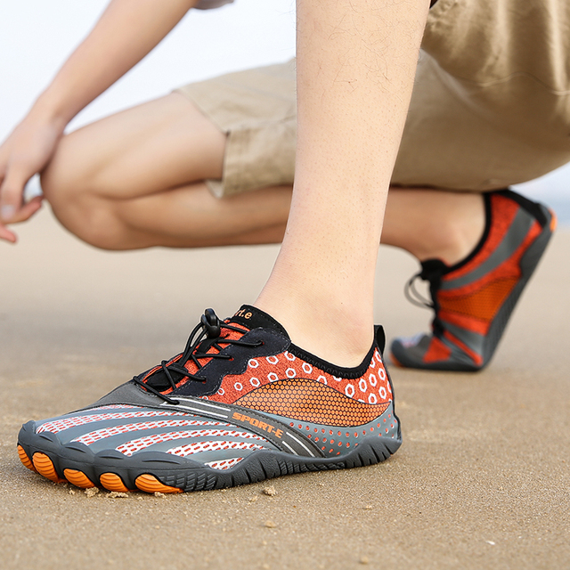 Męskie buty do sportów wodnych Barefoot Beach - buty do pływania i nurkowania w stylu outdoor, szybkoschnące, idealne do jogi i fitnessu - Wianko - 36