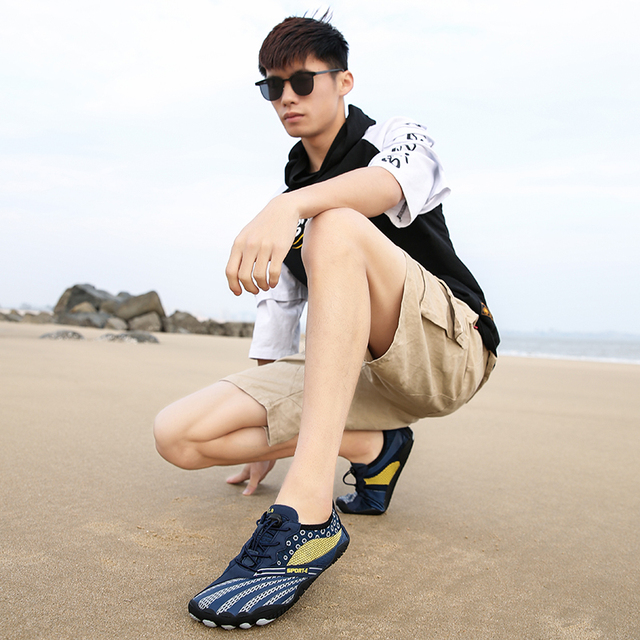 Męskie buty do sportów wodnych Barefoot Beach - buty do pływania i nurkowania w stylu outdoor, szybkoschnące, idealne do jogi i fitnessu - Wianko - 24