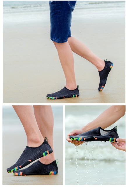 Męskie buty do sportów wodnych Barefoot Beach - buty do pływania i nurkowania w stylu outdoor, szybkoschnące, idealne do jogi i fitnessu - Wianko - 56
