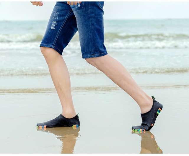 Męskie buty do sportów wodnych Barefoot Beach - buty do pływania i nurkowania w stylu outdoor, szybkoschnące, idealne do jogi i fitnessu - Wianko - 57
