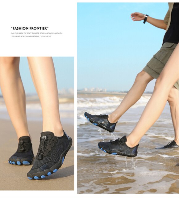 Męskie buty do sportów wodnych Barefoot Beach - buty do pływania i nurkowania w stylu outdoor, szybkoschnące, idealne do jogi i fitnessu - Wianko - 48