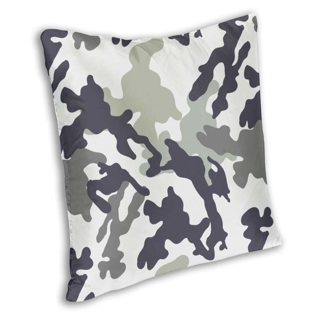 Poszewka na poduszkę wojskowa armii w kamuflażu, 40x40 cm, dwustronna dekoracja, druk taktyczny - Wianko - 2
