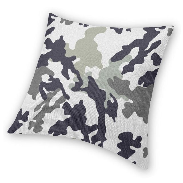 Poszewka na poduszkę wojskowa armii w kamuflażu, 40x40 cm, dwustronna dekoracja, druk taktyczny - Wianko - 3