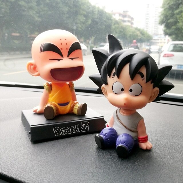 Figurka akcji Dragon Ball Z - Goku Kuririn z ruchomą głową - telefon, samochód, prezenty - Wianko - 7