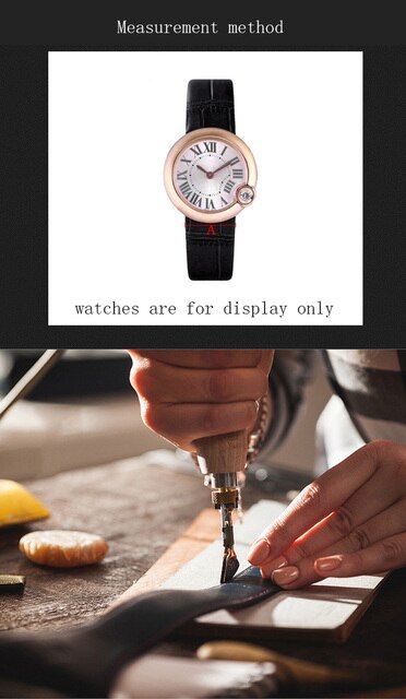 Ultracienki pasek do zegarka z prawdziwej skóry 12x5mm 14x5mm 16x5mm - czarny i czerwony ząbkowany interfejs - żeńska seria WGBL005 - Wianko - 5