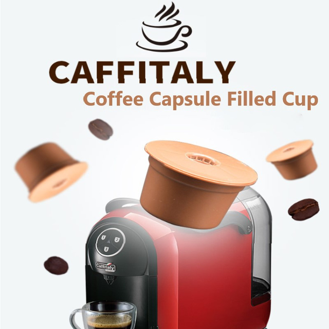 Zestaw 3 ekspresów do kawy wielokrotnego użytku, pojemność 8g, dedykowane do kapsułek Caffitaly - Wianko - 2