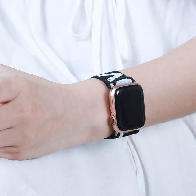 Elastyczny pasek Wearlizer do Apple Watch SE i Apple Watch 6-1, nadgarstek, mężczyzna, kobieta - Wianko - 19