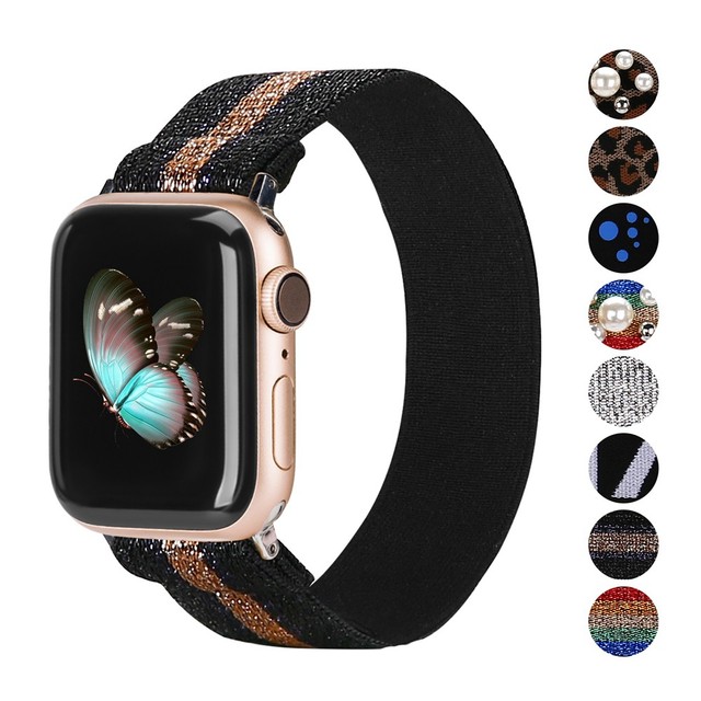 Elastyczny pasek Wearlizer do Apple Watch SE i Apple Watch 6-1, nadgarstek, mężczyzna, kobieta - Wianko - 28