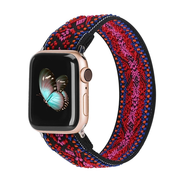 Elastyczny pasek Wearlizer do Apple Watch SE i Apple Watch 6-1, nadgarstek, mężczyzna, kobieta - Wianko - 22