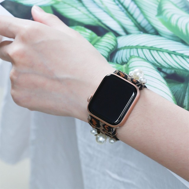 Elastyczny pasek Wearlizer do Apple Watch SE i Apple Watch 6-1, nadgarstek, mężczyzna, kobieta - Wianko - 40