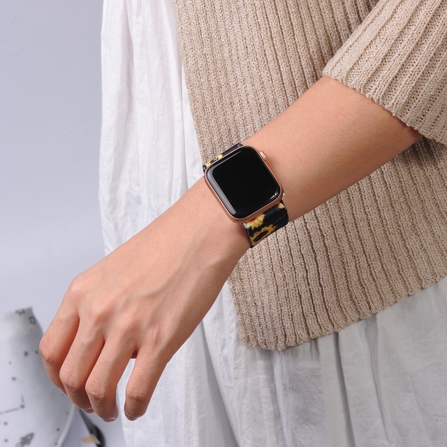 Elastyczny pasek Wearlizer do Apple Watch SE i Apple Watch 6-1, nadgarstek, mężczyzna, kobieta - Wianko - 13