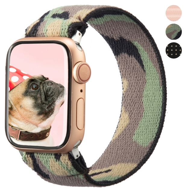 Elastyczny pasek Wearlizer do Apple Watch SE i Apple Watch 6-1, nadgarstek, mężczyzna, kobieta - Wianko - 14