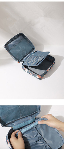 Kosmetyczka wielofunkcyjna przenośna torba do przechowywania podróżna ręczna dwuwarstwowa damska torba podróżna i męska podróżna worek do prania - Wianko - 7