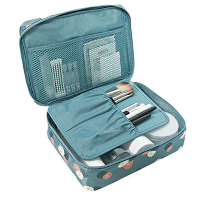 Kosmetyczka wielofunkcyjna przenośna torba do przechowywania podróżna ręczna dwuwarstwowa damska torba podróżna i męska podróżna worek do prania - Wianko - 4