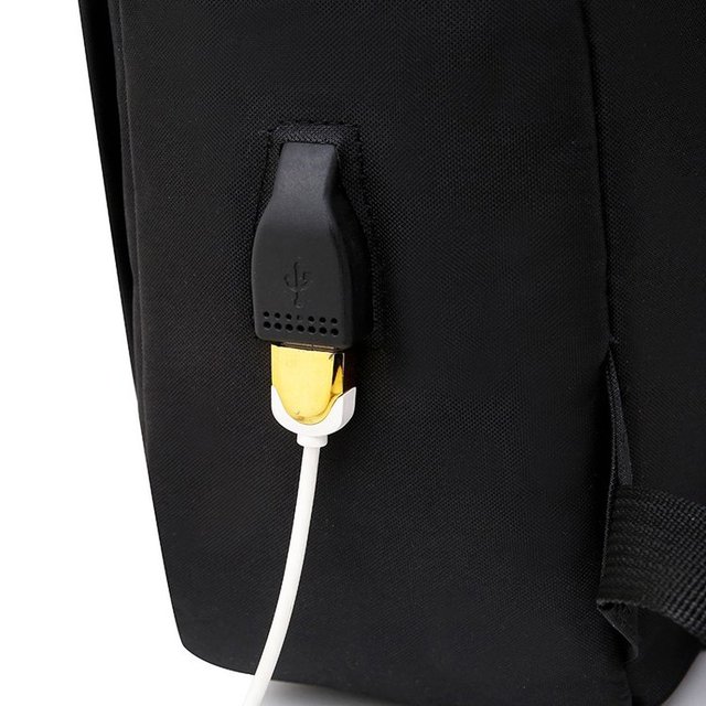 Plecak na laptopa 15,6 cala z portem ładowania USB - podróżny plecak sportowy Mochila Business Pack - Wianko - 11