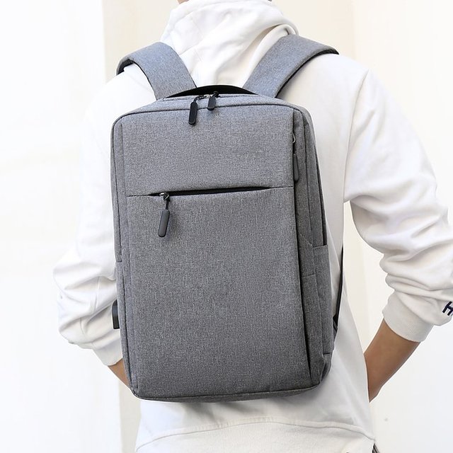 Plecak na laptopa 15,6 cala z portem ładowania USB - podróżny plecak sportowy Mochila Business Pack - Wianko - 21