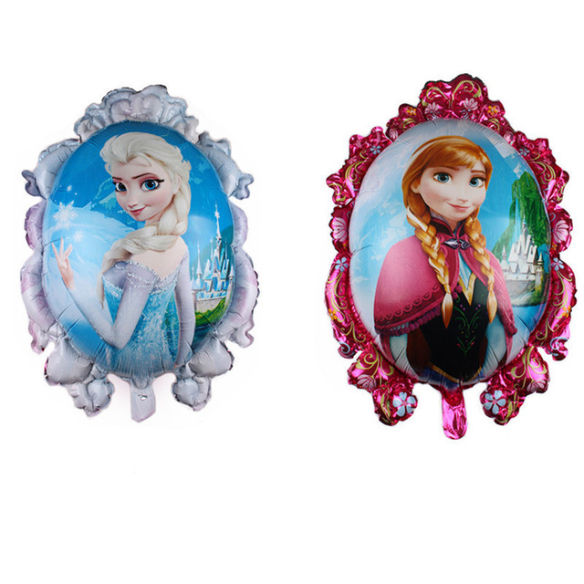 Balon foliowy Disney Frozen z postaciami Elsy, Olafa i księżniczką dla dziewczyny, idealny na Baby Shower i urodziny dzieci - Wianko - 1