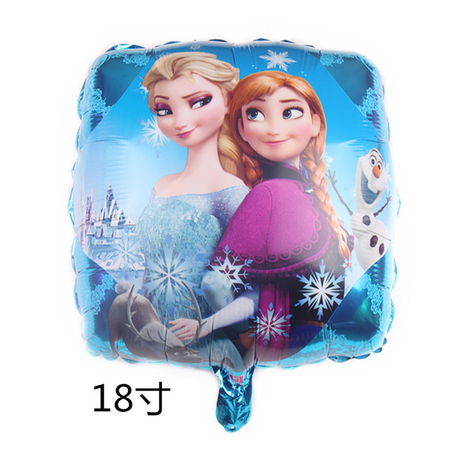 Balon foliowy Disney Frozen z postaciami Elsy, Olafa i księżniczką dla dziewczyny, idealny na Baby Shower i urodziny dzieci - Wianko - 5