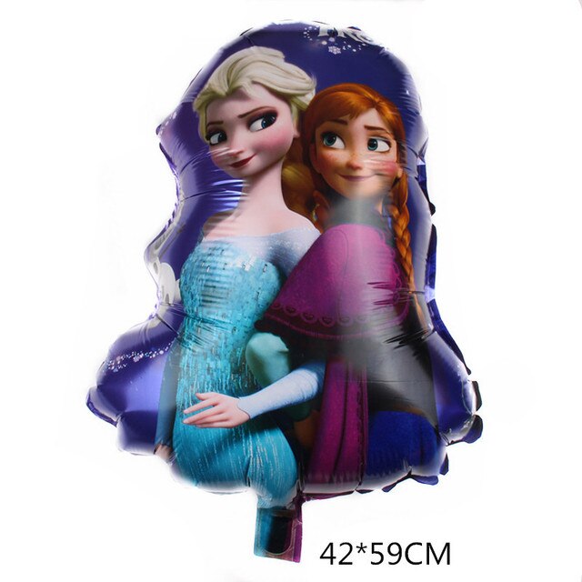 Balon foliowy Disney Frozen z postaciami Elsy, Olafa i księżniczką dla dziewczyny, idealny na Baby Shower i urodziny dzieci - Wianko - 14