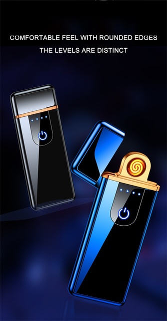 Wiatroodporna zapalniczka USB z podwójnym łukiem plazmowym - odpowiednia do zapalania cygar i gadżetów męskich z zasilaniem LED - Wianko - 23