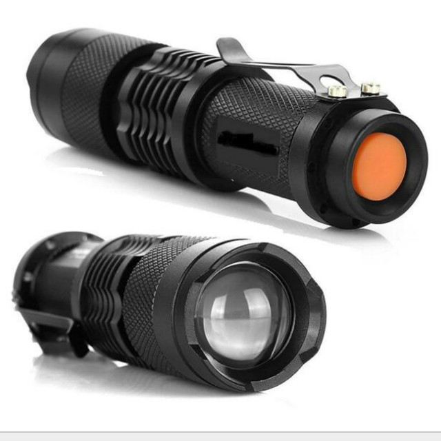 Latarka LED Light T6 Zoomable Czerwono-zielona - Dla Polowania i Outdoorowych Sportów - Wianko - 4