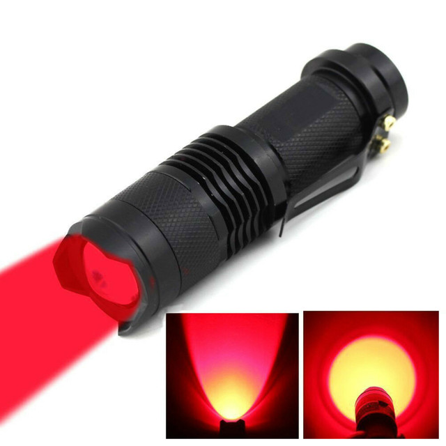 Latarka LED Light T6 Zoomable Czerwono-zielona - Dla Polowania i Outdoorowych Sportów - Wianko - 6