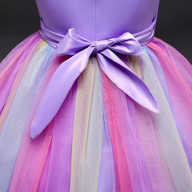 Jednorożec Princess Dress 2021 Fantasy Girls - Sukienka dla dzieci na urodziny, wesele, Halloween - Wianko - 14