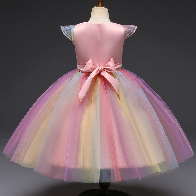 Jednorożec Princess Dress 2021 Fantasy Girls - Sukienka dla dzieci na urodziny, wesele, Halloween - Wianko - 18