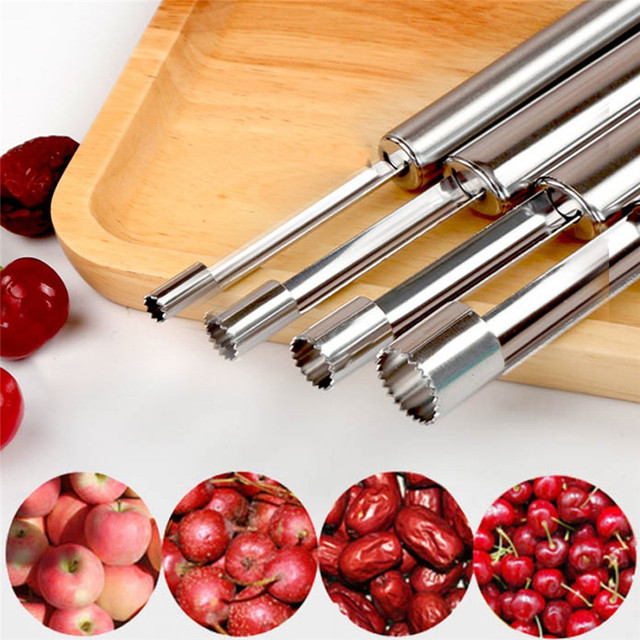 Wydrążacz jabłek ze stali nierdzewnej 2020 - Twist Seeder do usuwania gniazda nasiennego z owoców głóg, jujube, gruszka i jabłka - gadżet kuchenny - Wianko - 10