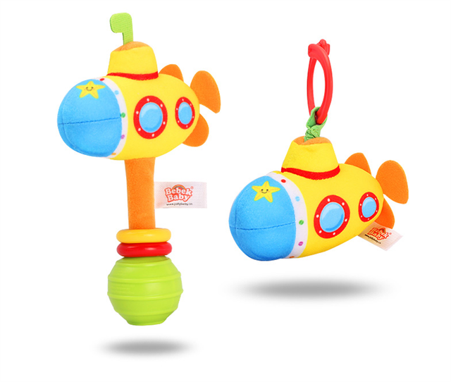 Grzechotki dla dzieci 0-12 miesięcy z wizualnym Grabem, szkoleniem zdolności manualnych i dzwonkami - pluszowe zabawki dla noworodków - Wianko - 15