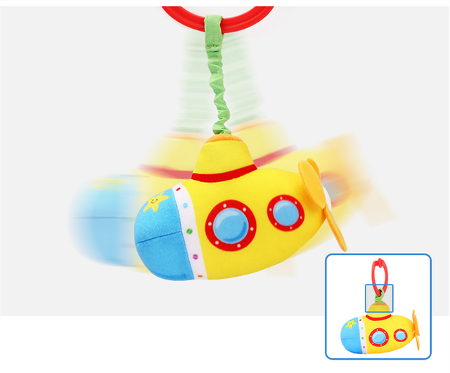 Grzechotki dla dzieci 0-12 miesięcy z wizualnym Grabem, szkoleniem zdolności manualnych i dzwonkami - pluszowe zabawki dla noworodków - Wianko - 8