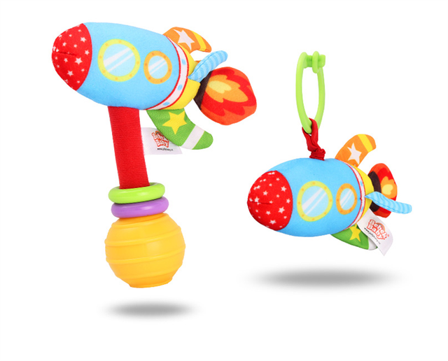 Grzechotki dla dzieci 0-12 miesięcy z wizualnym Grabem, szkoleniem zdolności manualnych i dzwonkami - pluszowe zabawki dla noworodków - Wianko - 13