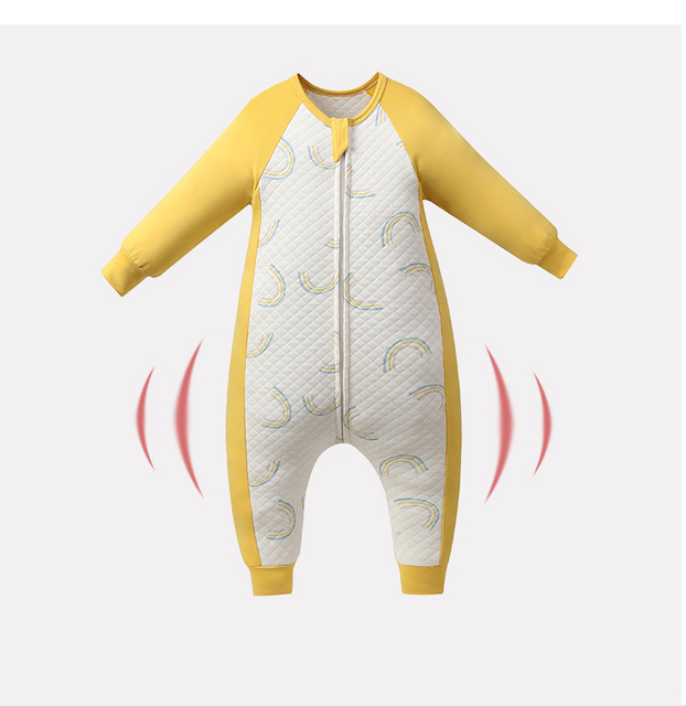 Nowy tytuł produktu: Śpiwory dziecięce jesień 2021 - wysoka jakość, bawełna, dziewczyna/piżamy chłopiec, odzież ciepła Romper dla niemowląt, kombinezon dla malucha 0-3 lat - Wianko - 5
