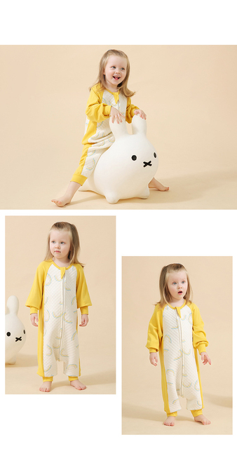 Nowy tytuł produktu: Śpiwory dziecięce jesień 2021 - wysoka jakość, bawełna, dziewczyna/piżamy chłopiec, odzież ciepła Romper dla niemowląt, kombinezon dla malucha 0-3 lat - Wianko - 9
