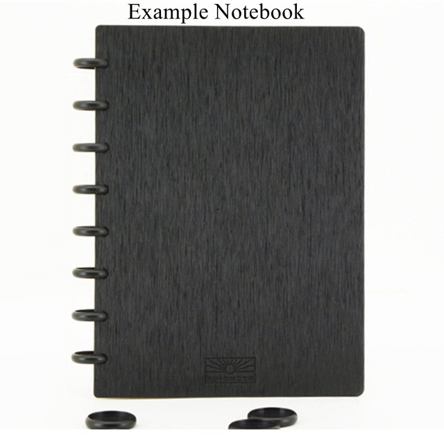 50 sztuk klasycznych dysków Binder do notebooków/Plannerów z systemem Discbound 18-38mm - Wianko - 15