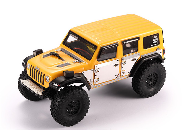 Samochód wspinaczkowy Vent Visor JEEP Wrangler, DJ 1/24 skala, czarny, przezroczysty akrylowy, części remontowe do zdalnie sterowanych samochodów AXIAL SCX24 - Wianko - 6