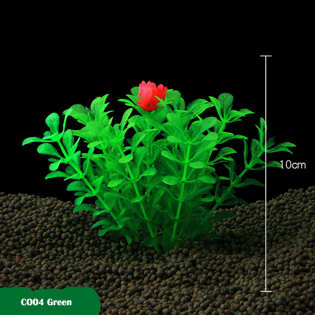 Akcesoria do akwarium: dekoracyjna symulacja rośliny wodne, plastikowe ozdoby krajobrazu - Wianko - 21