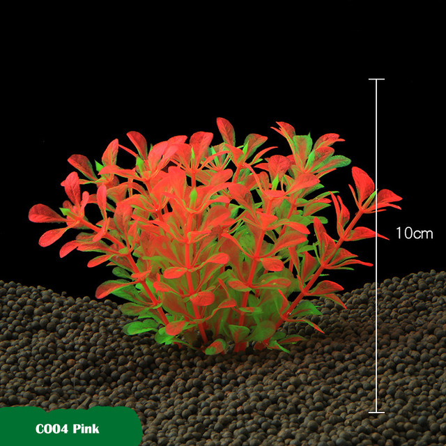 Akcesoria do akwarium: dekoracyjna symulacja rośliny wodne, plastikowe ozdoby krajobrazu - Wianko - 19