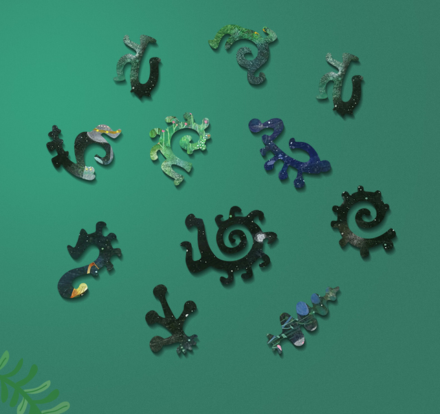 Drewniane Puzzle Jigsaw Wyspa Życia - Nieregularne i Trudne do Rozwiązania - Zabawka dla Dzieci i Dorosłych - Wianko - 6
