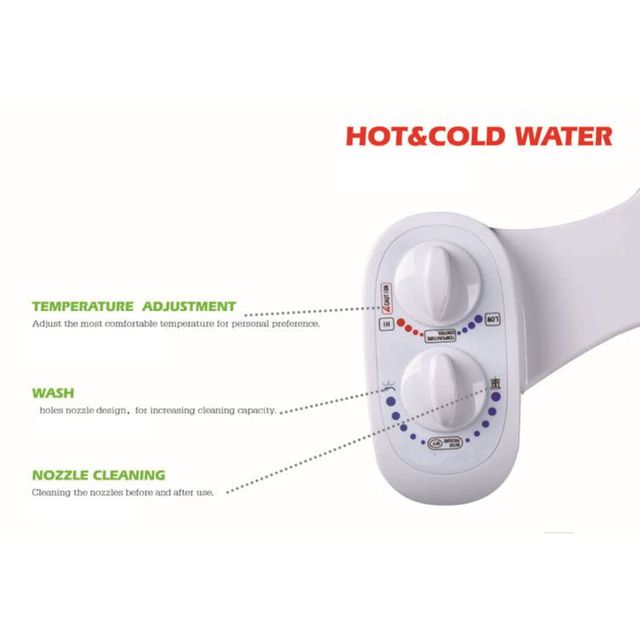 Ciepłe bidet-wodna toaleta z regulacją temperatury i pojedynczymi dyszami - Wianko - 10