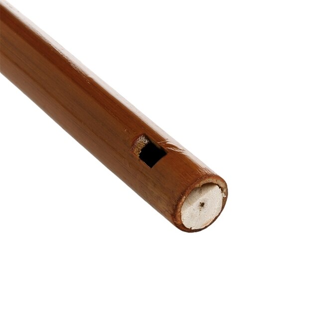 Tradycyjny 6-otworowy flet bambusowy - instrument muzyczny o naturalnym kolorze drewna U7EF - Wianko - 6